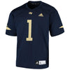 Image of #1 Georgia Tech Yellow Jackets Chase Football Jersey – Navy 2019