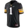 Image of #1 Iowa Hawkeyes Game Jersey – Black 2019