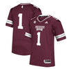 Image of #1 Mississippi State Bulldogs Premier Jersey - Maroon 2019