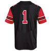 Image of #1 Utah Utes Under Armour Team Replica Football Jersey – Black 2019