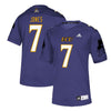 Image of Zay Jones ECU Pirates NFLPA Alumni Chase Replica Jersey - Purple 2019