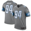 Image of Ziggy Ansah Detroit Lions Color Rush Legend Jersey - Steel 2019