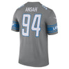 Image of Ziggy Ansah Detroit Lions Color Rush Legend Jersey - Steel 2019