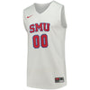 Image of #00 SMU Mustangs Performance Basketball Jersey - White 2019