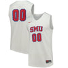 Image of #00 SMU Mustangs Performance Basketball Jersey - White 2019