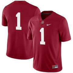 #1 Alabama Crimson Tide Football Game Jersey – Crimson 2019