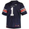 Image of #1 Auburn Tigers Under Armour Premier Football Jersey – Navy 2019