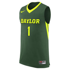 #1 Baylor Bears College Basketball Replica Jersey – Green 2019