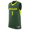 Image of #1 Baylor Bears College Basketball Replica Jersey – Green 2019