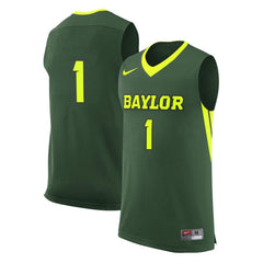 #1 Baylor Bears College Basketball Replica Jersey – Green 2019