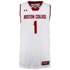 #1 Boston College Eagles Under Armour Male Performance Replica Basketball Jersey - Cardinal 2019