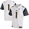 Image of #1 Cal Bears Under Armour 2019 Premier Football Jersey - White 2019