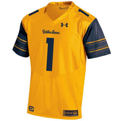 #1 Cal Bears Under Armour Premier Football Jersey – Gold 2019