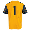 Image of #1 Cal Bears Under Armour Premier Football Jersey – Gold 2019