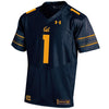 Image of #1 Cal Bears Under Armour Premier Football Jersey – Navy 2019