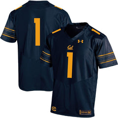 #1 Cal Bears Under Armour Premier Football Jersey – Navy 2019