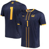 Image of #1 Cal Bears Under Armour Replica Performance Soccer Jersey - Navy 2019