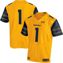 #1 Cal Bears Under Armour Team Replica Football Jersey – Gold 2019