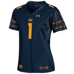 #1 Cal Bears Under Armour Women's Finished Replica Jersey – Navy 2019