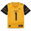 Image of #1 Cal Bears Under Armour Youth Finished Replica Jersey – Gold 2019