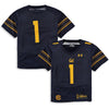 Image of #1 Cal Bears Under Armour Youth Finished Replica Jersey – Navy 2019