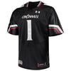 Image of #1 Cincinnati Bearcats Under Armour Premier Football Jersey – Black 2019