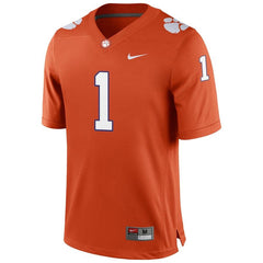 #1 Clemson Tigers Football Game Jersey – Orange 2019