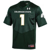 Image of #1 Colorado State Rams Under Armour Replica Football Jersey - Green 2019