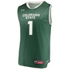 Image of #1 Colorado State Rams Under Armour Replica Performance Basketball Jersey – Green 2019