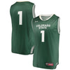 Image of #1 Colorado State Rams Under Armour Replica Performance Basketball Jersey – Green 2019
