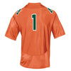 Image of #1 Colorado State Rams Under Armour Throwback Replica Football Jersey - Orange 2019