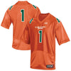 Image of #1 Colorado State Rams Under Armour Throwback Replica Football Jersey - Orange 2019