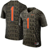 Image of #1 Florida Gators Alternate Legend Game Jersey - Olive 2019