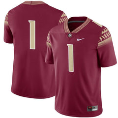 #1 Florida State Seminoles Football Game Jersey – Garnet 2019