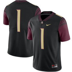 #1 Florida State Seminoles Limited Football Jersey - Black 2019