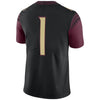 Image of #1 Florida State Seminoles Limited Football Jersey - Black 2019