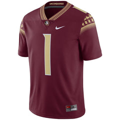 #1 Florida State Seminoles Limited Football Jersey - Garnet 2019