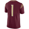 Image of #1 Florida State Seminoles Limited Football Jersey - Garnet 2019