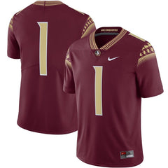 #1 Florida State Seminoles Limited Football Jersey - Garnet 2019