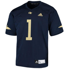 #1 Georgia Tech Yellow Jackets  Chase Football Jersey – Navy 2019