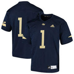 #1 Georgia Tech Yellow Jackets  Chase Football Jersey – Navy 2019