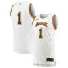 Image of #1 Hawaii Warriors Under Armour Replica Basketball Jersey - White 2019