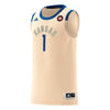 Image of #1 Kansas Jayhawks  Harlem Renaissance Swingman Jersey – Cream 2019