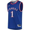 Image of #1 Kansas Jayhawks  Replica Basketball Jersey – Royal 2019