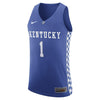 Image of #1 Kentucky Wildcats Basketball Jersey - Royal - 2019