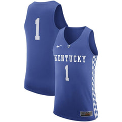 #1 Kentucky Wildcats Basketball Jersey - Royal - 2019