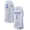 Image of #1 Kentucky Wildcats Replica Basketball Jersey - White 2019