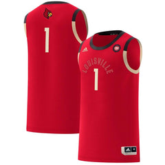 #1 Louisville Cardinals  Harlem Renaissance Swingman Jersey – Red 2019