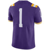 Image of #1 LSU Tigers Limited Football Jersey - Purple 2019