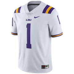 #1 LSU Tigers Limited Football Jersey - White 2019